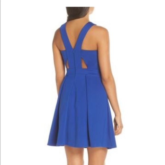 SALE!!! LOWEST PRICE!!! NWT. V-Neck Flare Dress - Picture 1 of 5